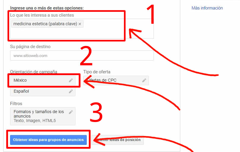 Google Adwords paso3