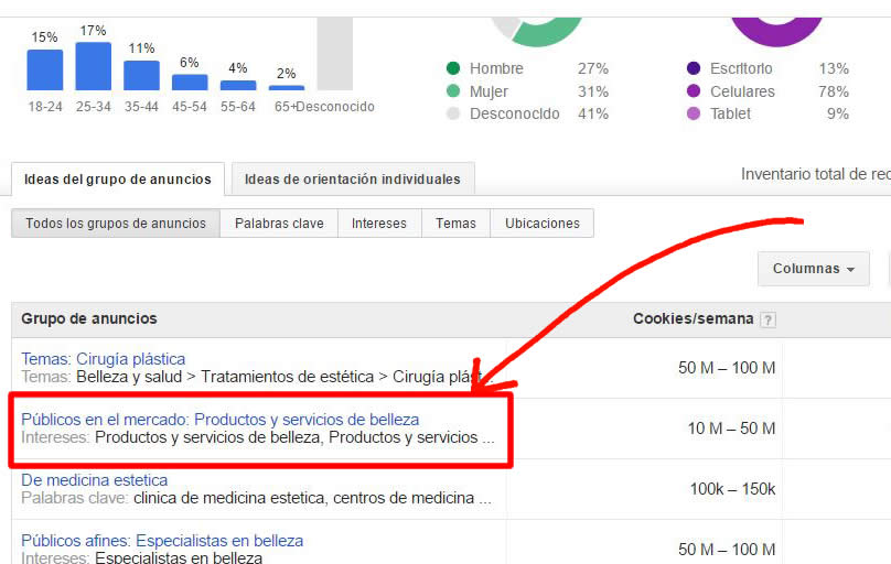 Google Adwords paso4