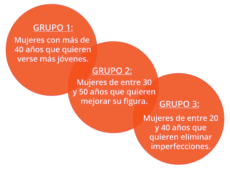 Grupos de clientes de Centro Integral.